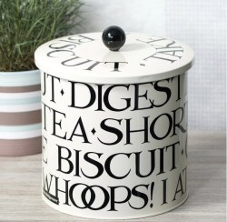 BT2965n _ Black Toast Biscuit Barrel Tin